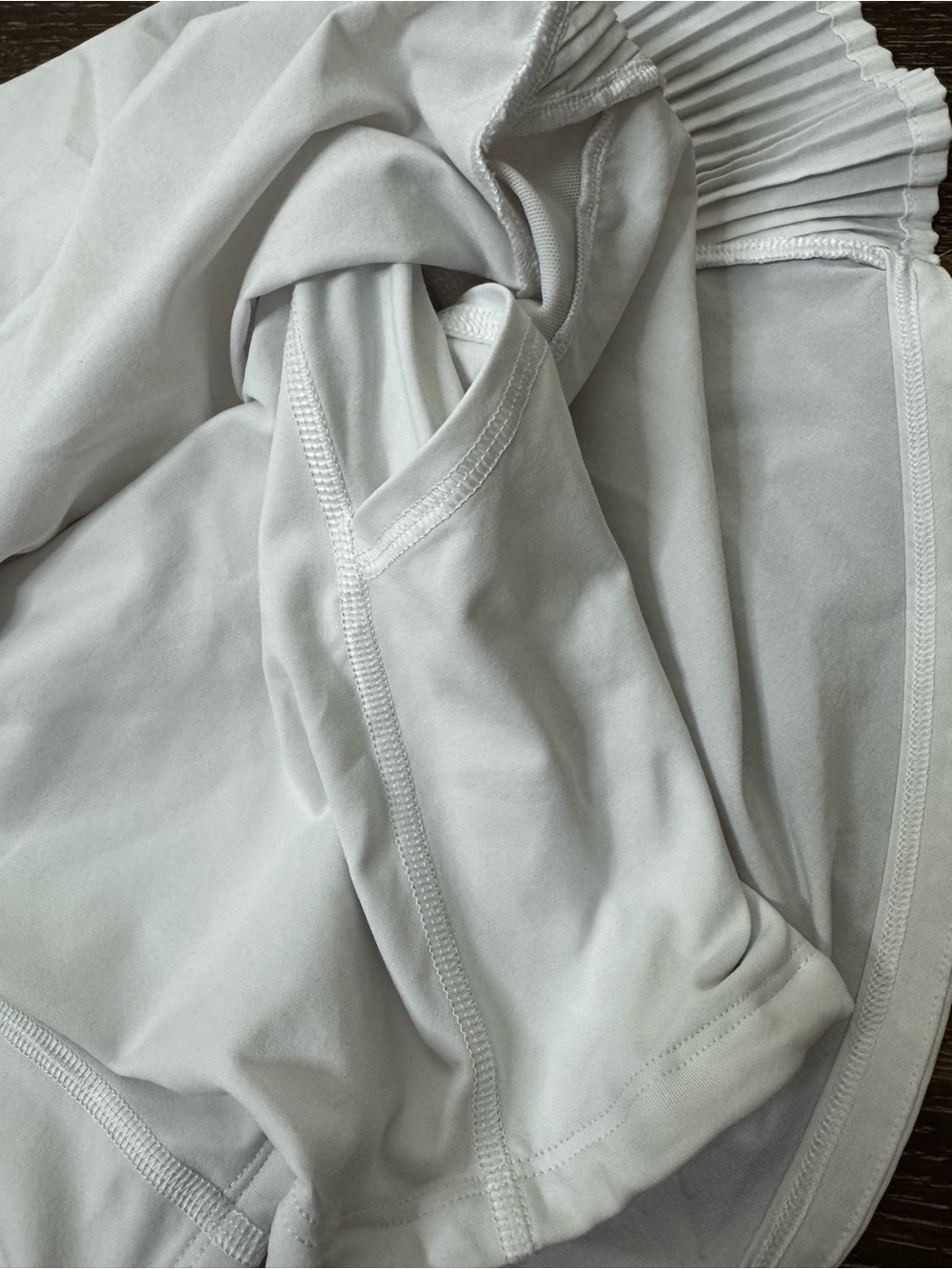 Lululemon womens white play off the pleats skirt 8 - Picture 10 of 10